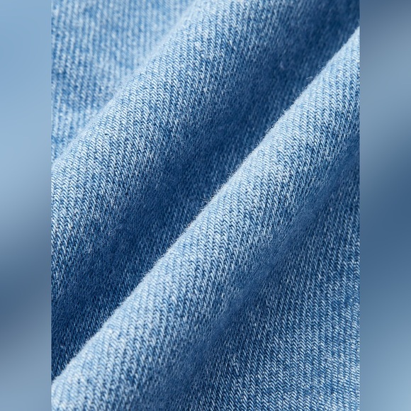 Commense Blue Backless Denim Dress - Picture 4 of 8